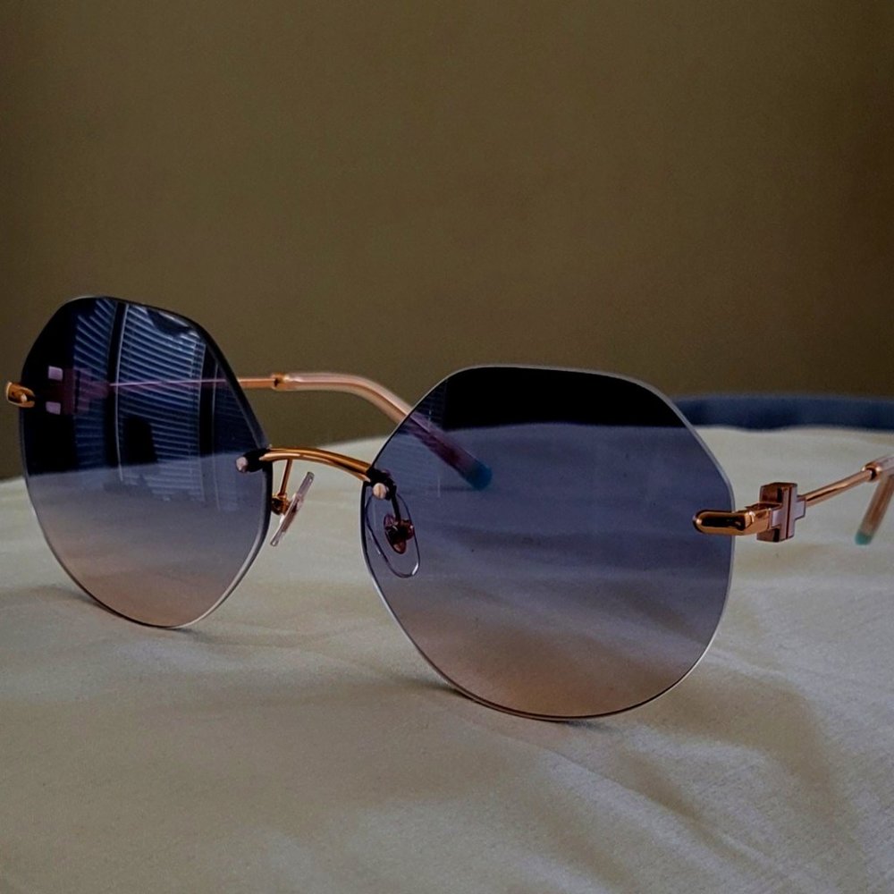 Tiffany & Co. Hexagonal Sunglasses